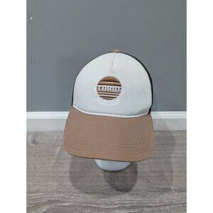 Zara Tan Mesh Back Trucker Hat Cap Adjustable Snapback Embroidered Florida Sun M